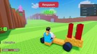 Players should build their cars with more fuel to travel farther. (Image via Roblox)